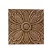 Gaodpz Exquisite klassischer Gummi Holz geschnitzt Applique Möbel Natürliche Aufkleber Farbe Dekoration Maison Zubehör Decoracion (Farbe : 12cmX12cm)