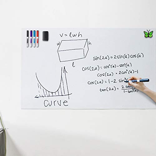 UCMD Magnetisch droog wissen whiteboard sticker voor muur,Zelfklevende backing whiteboard voor kinderen tekenen ezel of… - Image 4