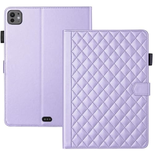 Étui iPad 10.9 10e génération violet avec portefeuille cuir et rabat magnétique