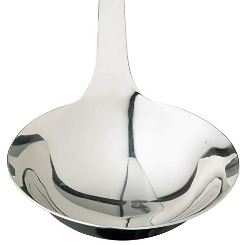 KC Blue Professional Grote Pollepel met Ovaal Handvat en Ophanglus, Roestvrij Staal, 33 centimeter - Zilver - Image 5