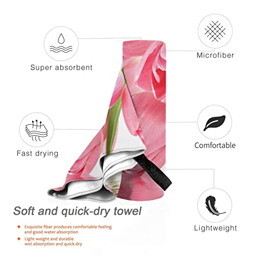 Serviette de plage microfibre absorbante pour éviter le sable en voyage