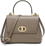 Top Handle Bag,Purses for Women,Fashion Leather Satchel Bag with Multiple Internal Pockets Leather tote bag for Women.