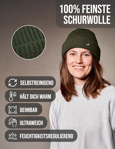 NYTTED Schurwoll-Troyer Mütze für Damen & Herren – Bild 4