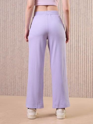 Image of TECHNOSPORT Women's Relaxed Fit Mid Rise Track Pant