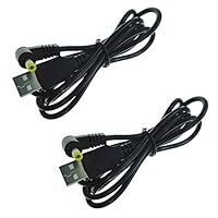 DZYDZR 2 Stücke USB A 4,0mm x 1,7mm DC-Hohlstecker 5V 2A Netzkabel(1 m)