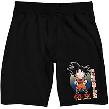 Dragon Ball Z Goku Earth Men s Black Sleep Pajama Shorts