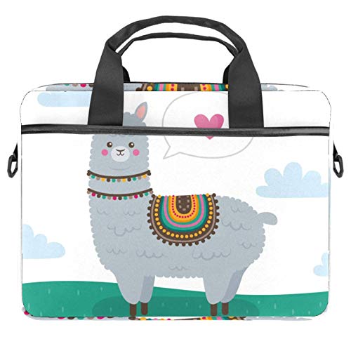 Sac bandoulière PC portable 13 pouces alpaga, le cadeau idéal pour étudiante