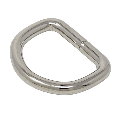 SBS D-Ring | 10 Stück | 35 x 27 mm | Stärke 4mm | Halbrunder Ring Halbring rostfrei