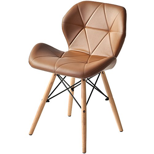 OSJ Dining Chair, Laser PU Seat, Eames Modern Design,...