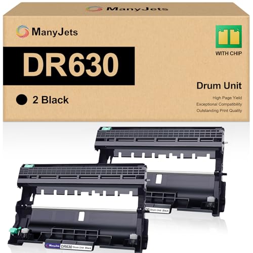Tambour DR630 compatible Brother HL-L2300D HL-L2320D MFC-L2700DW - Lot de 2