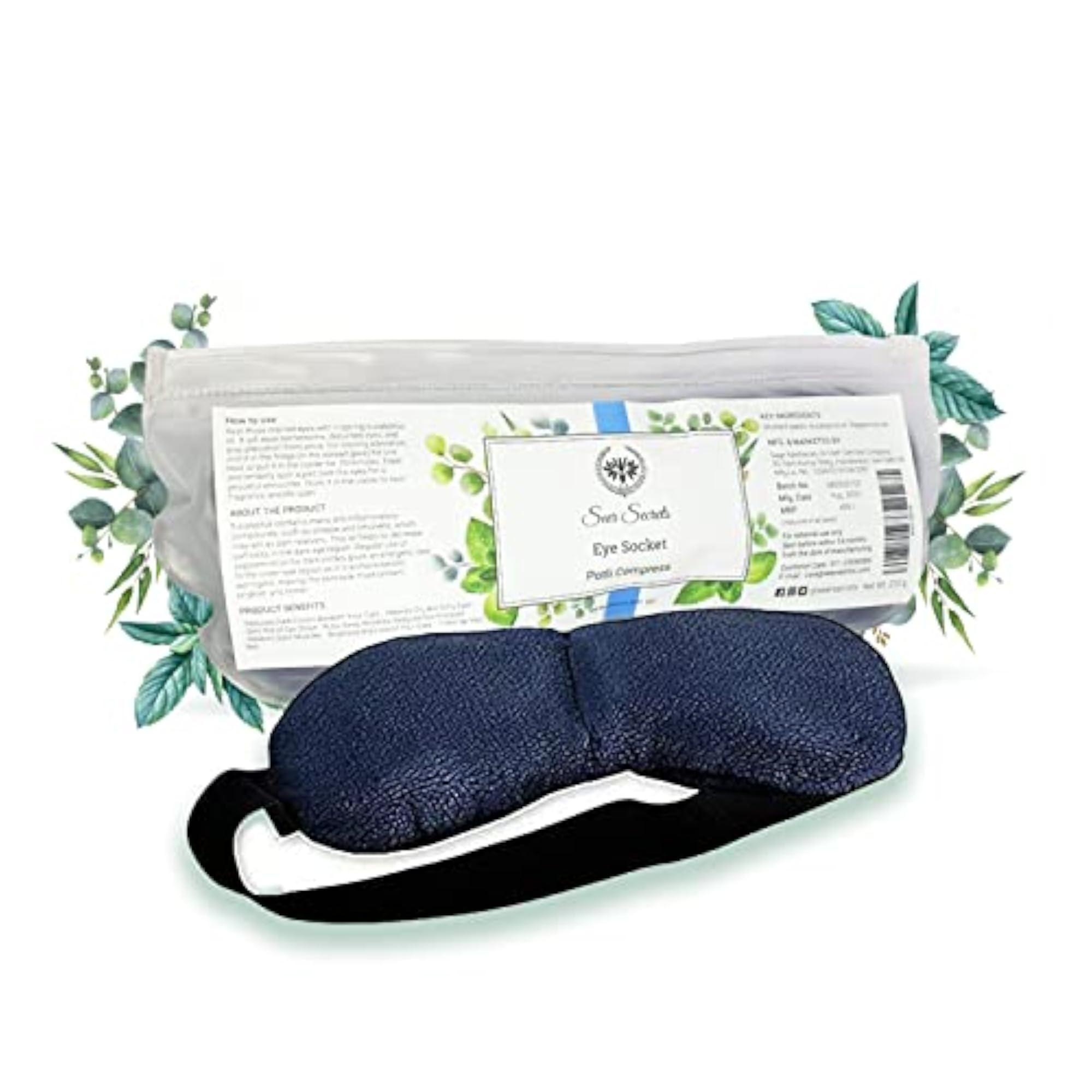 Ayurvedic Eye Relief Socket Potli Compress, Natural Remedy