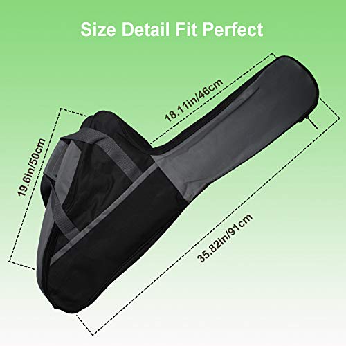 Podoy Chainsaw Carry Case Bag 18 Inch Bar Chain Cover Woodworking Tools Bag Compatible With Chainsaw Carrying Case Portable Holdall Chain Saw Box Grey #TOP3