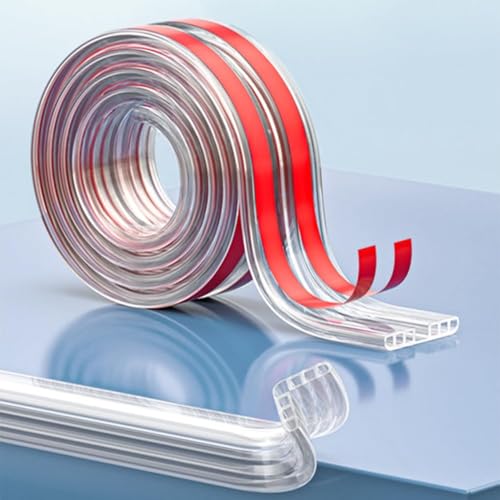 Image of Zeccorp 3-Meter Upgraded Baby Proofing Ultra Soft Edge Protector, Transparent Anti-Collision Strip with Strong Adhesive, Child Soft Air Cushion Corner Protectors for Furniture Table Cabinets,3m