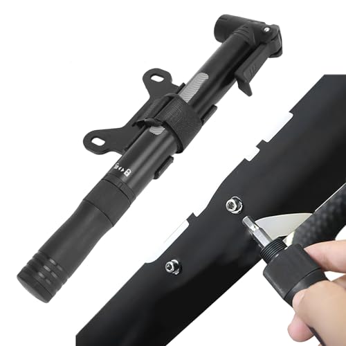 Tire Pump Ratchet Wrench Design Support AV FV Aluminum Alloy Mini Pump Suitable for, Motorcycles