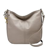 Leder, Hobo Fossil Tasche für Frauen Jolie, Eco Leder/Polyurethan Trim Hobo Grau 30.48cm L x 12.7cm B x 33.02cm H ZB1434788