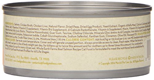 Merrick Pet Care Merrick Whole Earth Farms Grain Free Real Salmon Recipe Cat 24/5Z Pack #TOP1