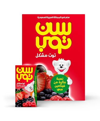عصير توت ميكس من صن توب، 18×125 مل