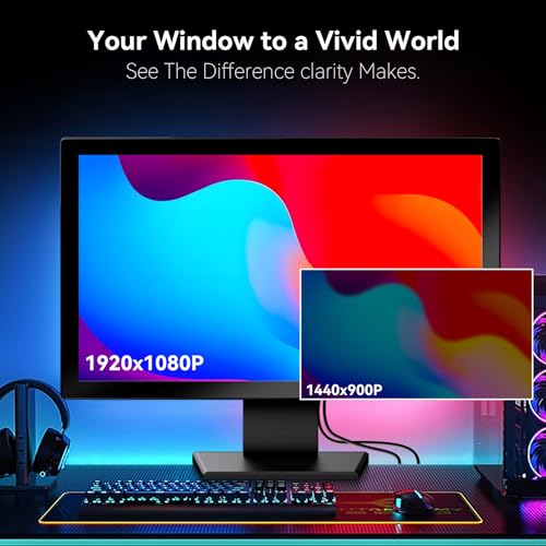 Image of Touch Screen Monitor 21.5 Inch FHD 1920x1080P Industrial PC Display, HDMI VGA Touchscreen Computer Monitor for Laptop PS4 Xbox, 75Hz Desktop Touch Display, Black
