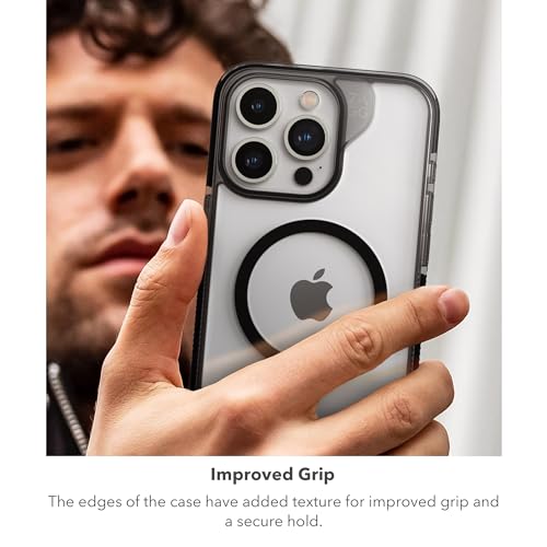 Image of ZAGG Santa Cruz Snap iPhone 15 Pro Max Case - MagSafe Phone Case, Drop Protection (13ft /4m), Durable Graphene, Anti-Yellowing, and Scratch-Resistant Phone Case, Magenta Red