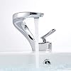 JUNSHENG-Grifo-de-bano-Curvo-Mezclador-Lavabo-Monomando-Grifo-Lavabo-Cromo-Agua-Fria-y-Caliente JUNSHENG-Grifo-de-bano-Curvo-Mezclador-Lavabo-Monomando-Grifo-Lavabo-Cromo-Agua-Fria-y-Caliente