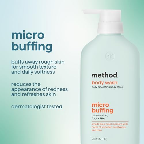 Method Body Wash, Daily Exfoliating Body Tonic - with notes of Lavender, Eucalyptus and Rose, 502mL - 5