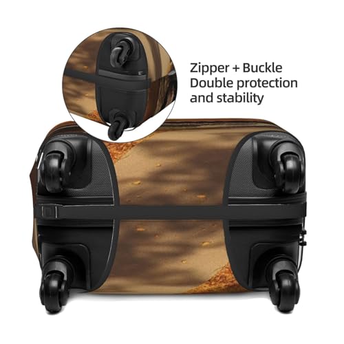 Travel Luggage Cover for Suitcase Tsa Approved, Washable Elastic Suitcase Protector, Albany Covered Bridge Suitcase Cover Anti-scratch Baggage Cover Fits 22-24 Inch Luggage Sleeve Small4