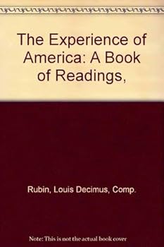 Paperback The Experience of America: A Book of Readings, Book