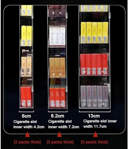 Étagère de cigarettes murale pour optimiser les supermarchés