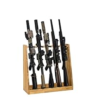Amazon.co.jp: WOOD WORKS 日本製 ライフルスタンド 5丁掛 (ブラウン