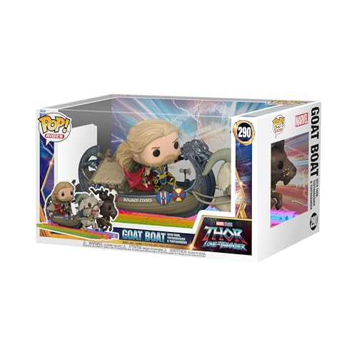 Funko Pop! Ride Super Deluxe: Thor L&T - Goat Boat - Thor: Love and Thunder - Figura de Vinilo Coleccionable - Idea de Regalo- Mercancia Oficial - Juguetes para Niños y Adultos - Movies Fans