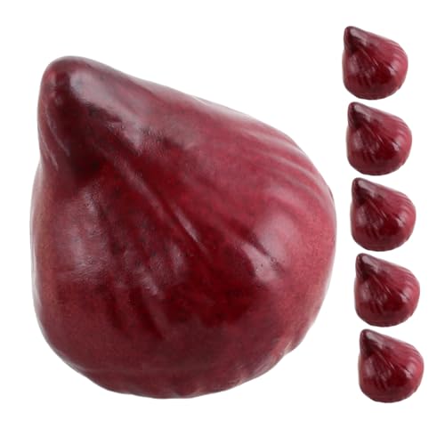 HEMOTON 6pcs Faux Decoration Model Realistic Simulation Fruits for Home Display Photography Props and Retail Decoration Unique Artificial Fruit for Stylish Home Decor