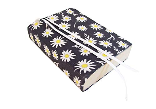 5 Inch Trade Size Paperback Book Cover For Adults, 5X7, Daisies Floral Fabric Stretch Book Cover For Paperback And Hardcover Books, Small Book Covers #TOP7