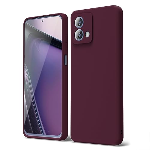 Funda para Motorola Moto G Stylus 5G 2023 silicona líquida protectora burdeos