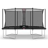 BERG Trampolin rechteckig Favorit Regular grau 410 cm mit Sicherheitsnetz | Qualit&auml;tstrampolin, Outdoor-Spielzeug, sicheres Trampolin