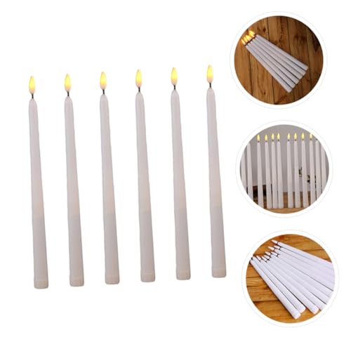 Lámparas de vela decorativas con parpadeo electrónico elegante de alta duración 5