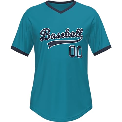Custom Baseball Jersey Stitched/Printed Name Number, Personanlized Sports Uniform for Men/Youth/Women miniatura 1
