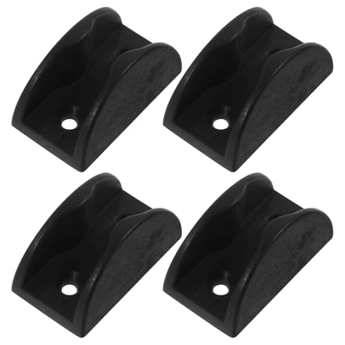 Alipis Lot De 4 Guides De Porte Coulissante Au Sol Pour Porte De Grange Quincaillerie De Guidage De Coulissante Pour Meubles Installation Stable Et Pratique