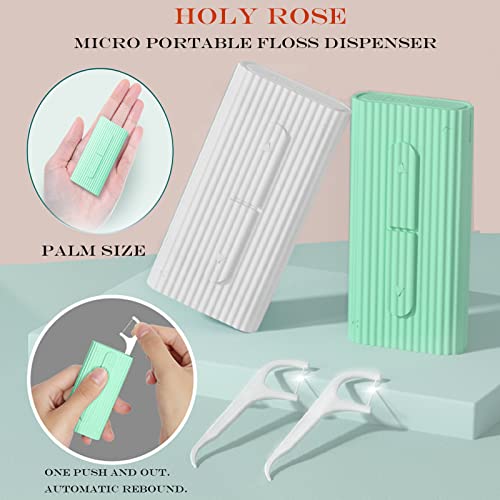 Portable-Travel-Flosser-Dispenser-Holy-Rose-Dental-Floss-Picks-Storage-Case-with-Toothpicks-Floss-Sticks-Dental-Picks-for-Teeth-Cleaning-Blue-1