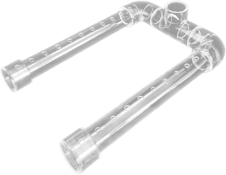 Double Rain Bar Outflow Pipe Fish Tank Accessory High Transparent Aquarium Filter Acrylic Rain Shower Outlet Tube Accessries