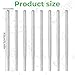 BOHUIZ 8 Pcs Golf Club Shaft Extensions, Aluminum Alloy Golf Club Extensions Putter Length Adjustment Tool for Irons and Woods Golf Steel Clubs Replacement Parts