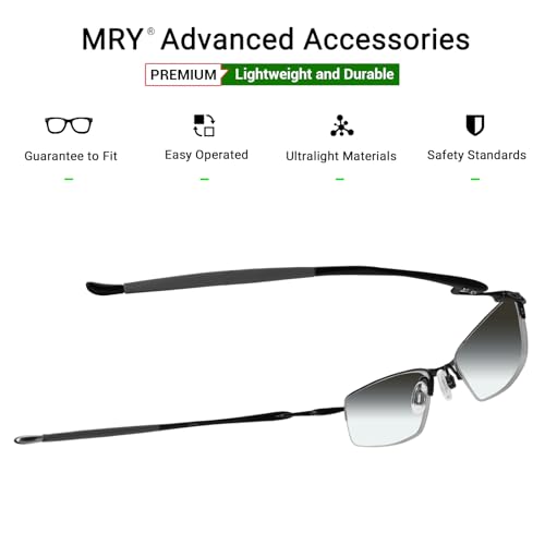 Almohadillas para gafas de repuesto gris y negro 3