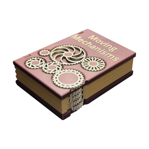 Livre avec engrenage Weqizuerqi papier créatif lecture amusante adulte chambre