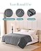 Topblan Weighted Blanket Queen Size 15lbs, Soft Cooling Weighted Blanket for Adults, Breathable Heavy Microfiber with Glass Beads Warm Blanket for Sofa Bed All Season, 60 x 80 inches, Dark Grey