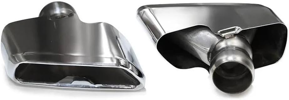 Spare Parts For BMW G30 G31 525i 530i 540i Exhaust System Stainless Steel Car Muffler Tip Tail Depipe 2018-2023(Black)