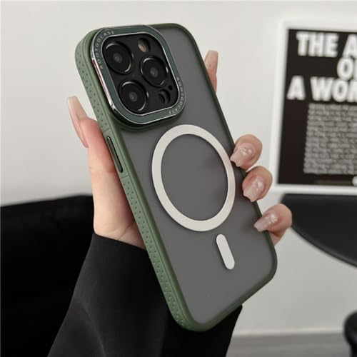 Coque iPhone 13 Pro magnétique transparente PC rigide chargeur sans fil