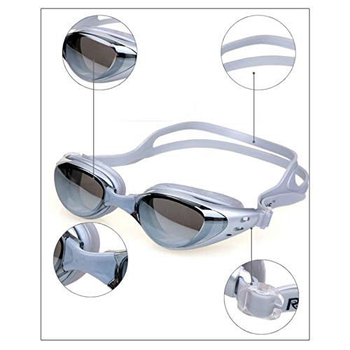 Lunettes de plongée miroir de nage imperméables et sceau de natation UV - 3