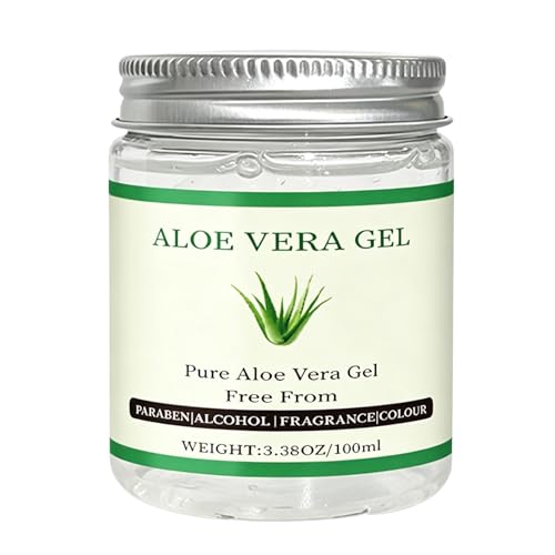 Gel hidratante facial ligero, cuidado de la piel hidratante, fórmula de extracto de plantas de 100 ml con diseño de acabado no agradable, gel hidratante hidratante con de absorción
