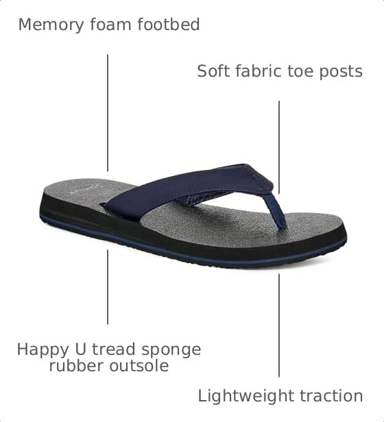 Image of Sanuk Yoga Mat II | Flip Flops for Women | Yoga Sandals For Women | Women's Beach Sandals | Memory Foam Footbed
