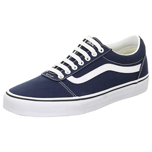 Vans Ward Canvas, Zapatillas para Hombre Azul (Dress Blues/White Jy3) 43 EU
