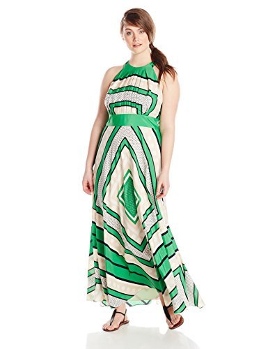 Scarf Print Maxi Dress 